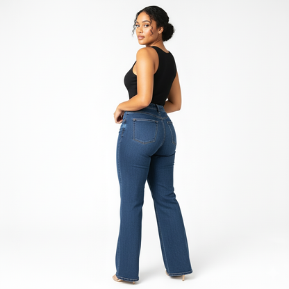 Zoelara SculptFit™ Mid-Low Rise Straight-Leg Jeans