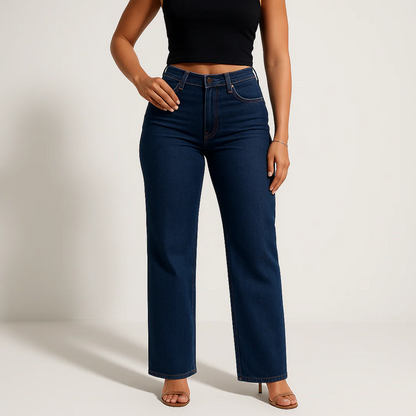 Zoelara SculptFit™ Mid-Low Rise Straight-Leg Jeans